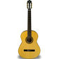 Gitara klasyczna flamenco 5F lity świerk żółty klon APC front