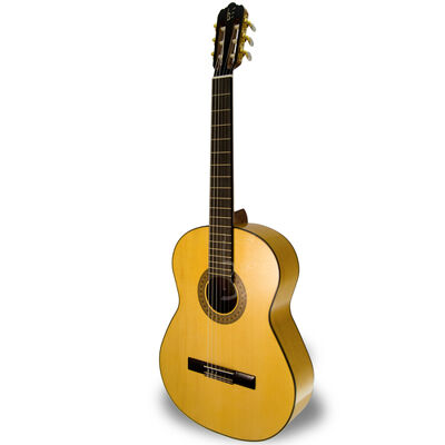 Gitara klasyczna flamenco 5F lity świerk żółty klon APC