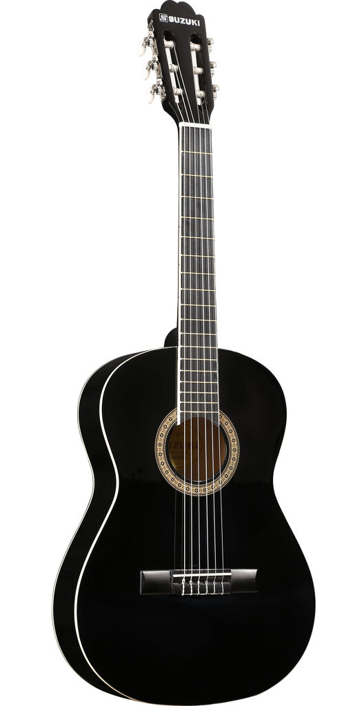 Gitara klasyczna czarna SCG2 BK 3/4 (z pokrowcem) Suzuki
