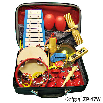  Zestaw instrumentów perkusyjnych  ZP-17W (z walizką) Velton