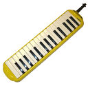 Harmonijka klawiszowa melodyka melodion alt Study 32Y żółta Suzuki
