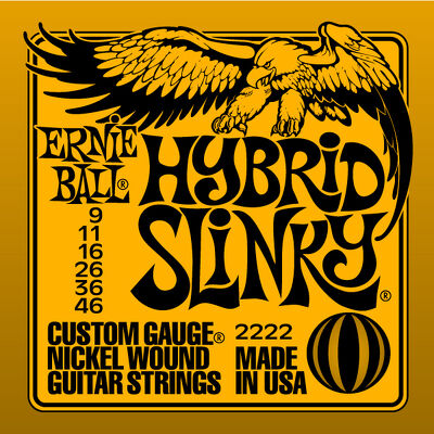 Struny gitary elektrycznej EB2222 9-46 Ernie Ball hybryd