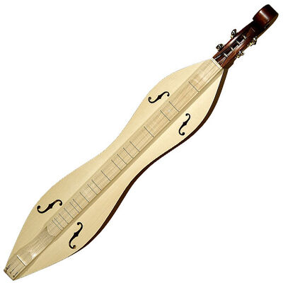 Dulcimer appalachijski drewniany instrument ludowy - 4-strunowy.