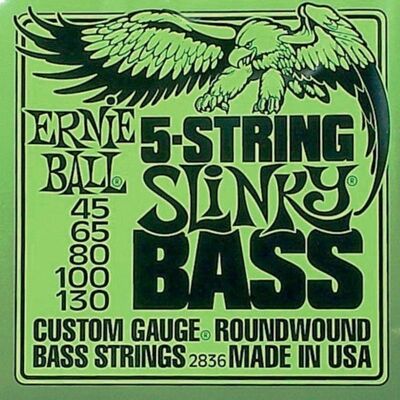 Struny gitary basowej 5 strunowej EB2836 Ernie Ball