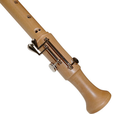 Meinel flet prosty tenorowy M-437 barok z 2 klapkami naturalny