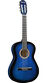 Gitara klasyczna niebieska podpalana SCG-2 3/4 (z pokrowcem) Suzuki