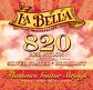 Struny gitary klasycznej 820 flamenco czerwone La Bella